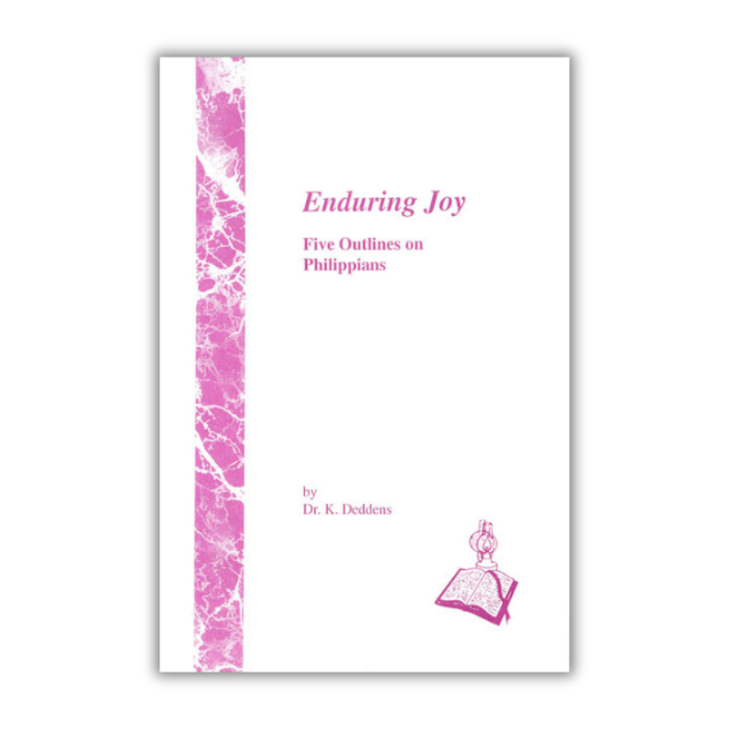 Enduring Joy Five Outlines on Philipians (Deddens) image 0