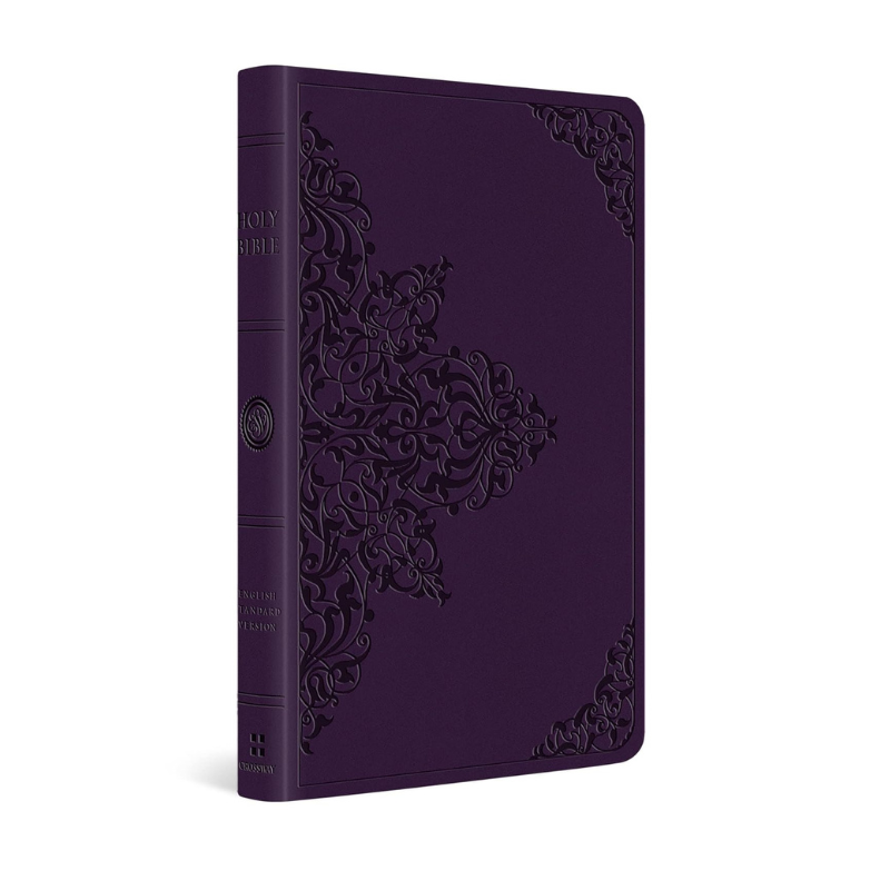 ESV Large Print Value Thinline Bible (TruTone, Lavender, Filigree Design) image 0