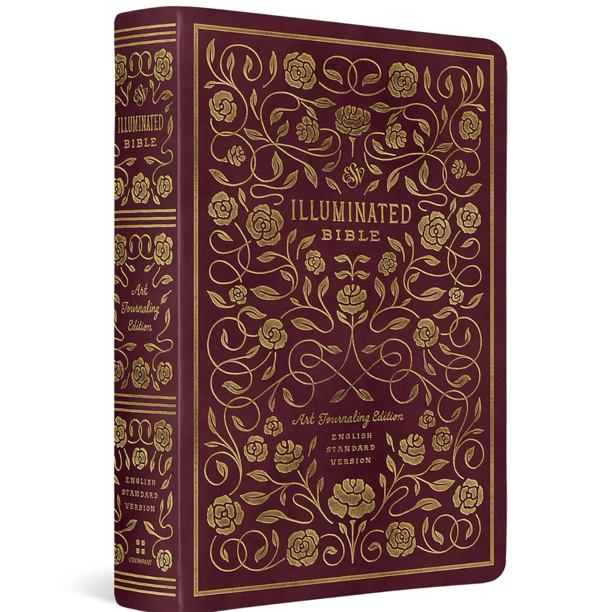 ESV Illuminated™ Bible, Art Journaling Edition (TruTone, Burgundy) image 0