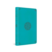 ESV Large Print Value Thinline Turquoise Emblem Design Trutone image 0