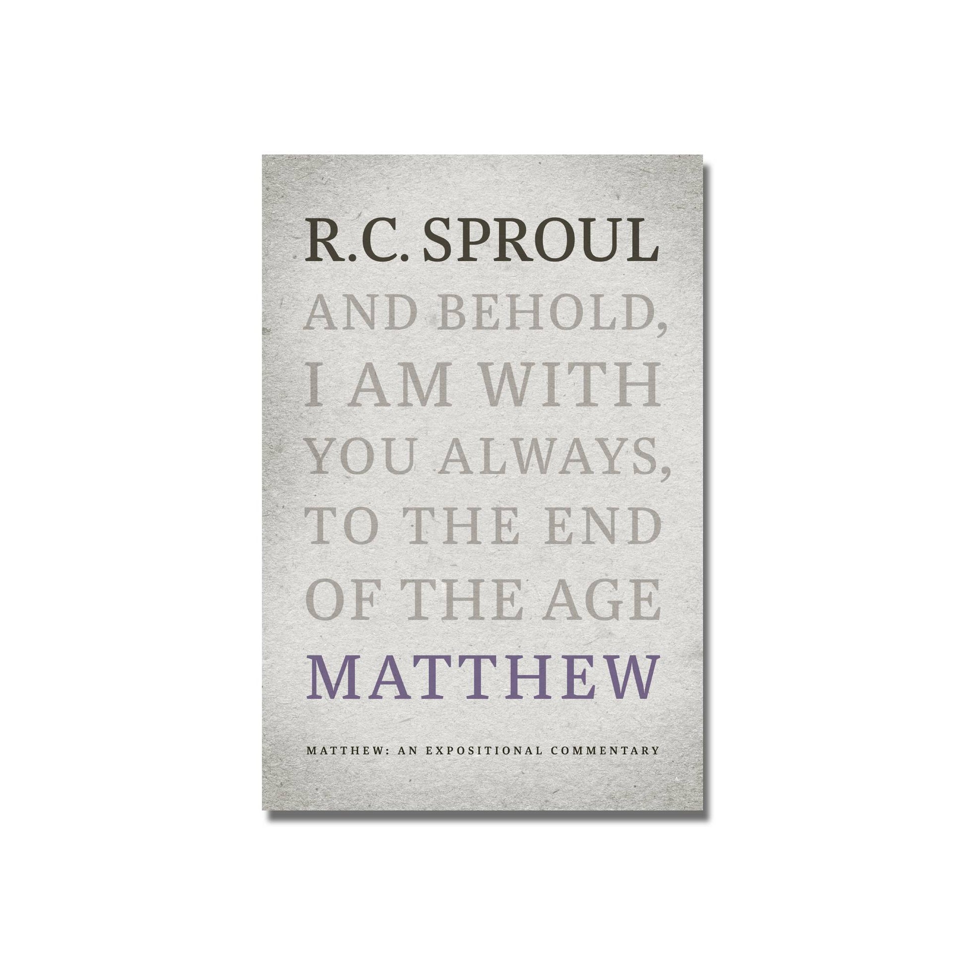 Matthew: An Expositional Commentary  (Sproul) image 0