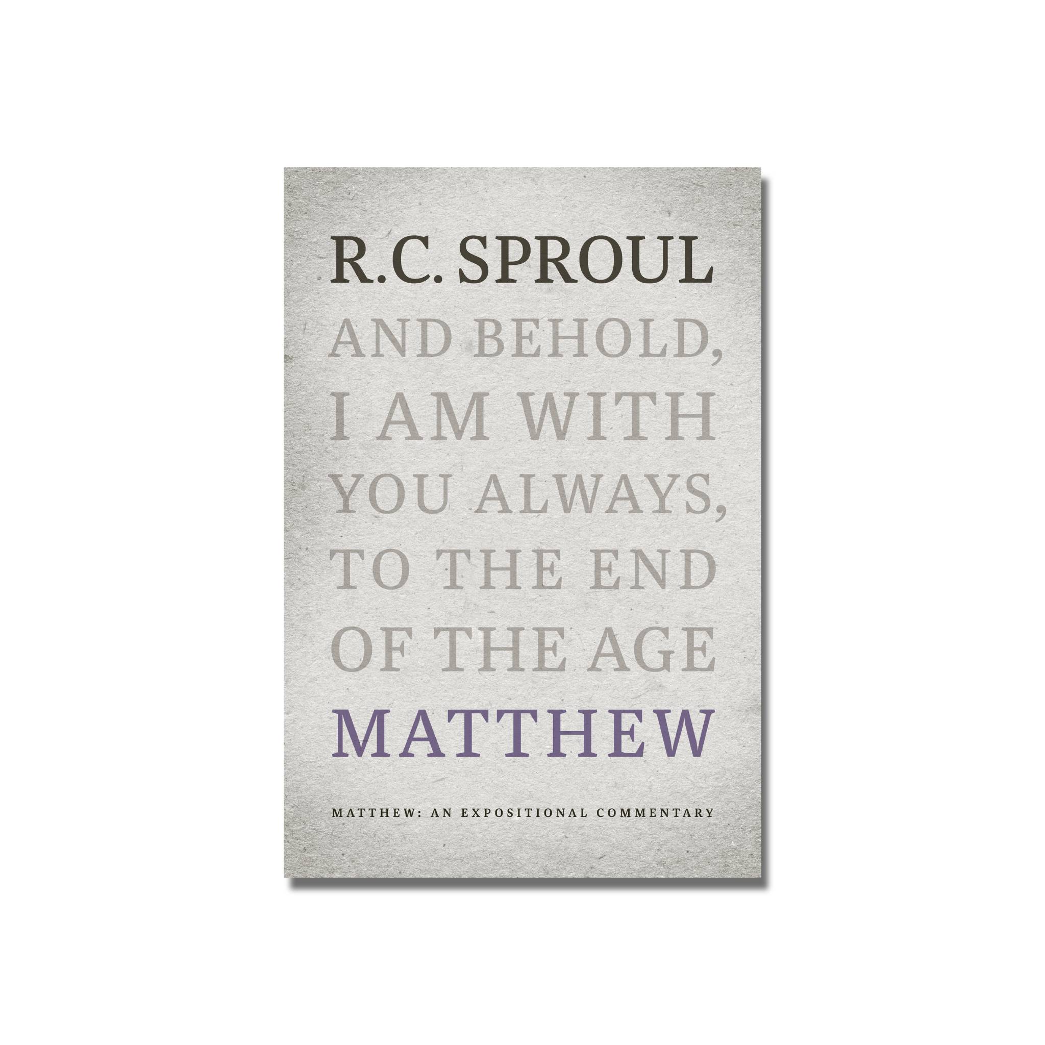 Matthew: An Expositional Commentary  (Sproul) image 0