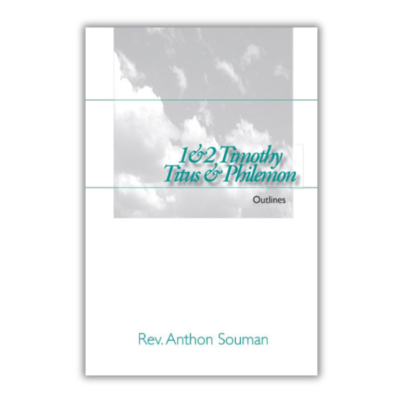 1&2 Timothy, Titus and Philemon: Outlines (Souman) image 0